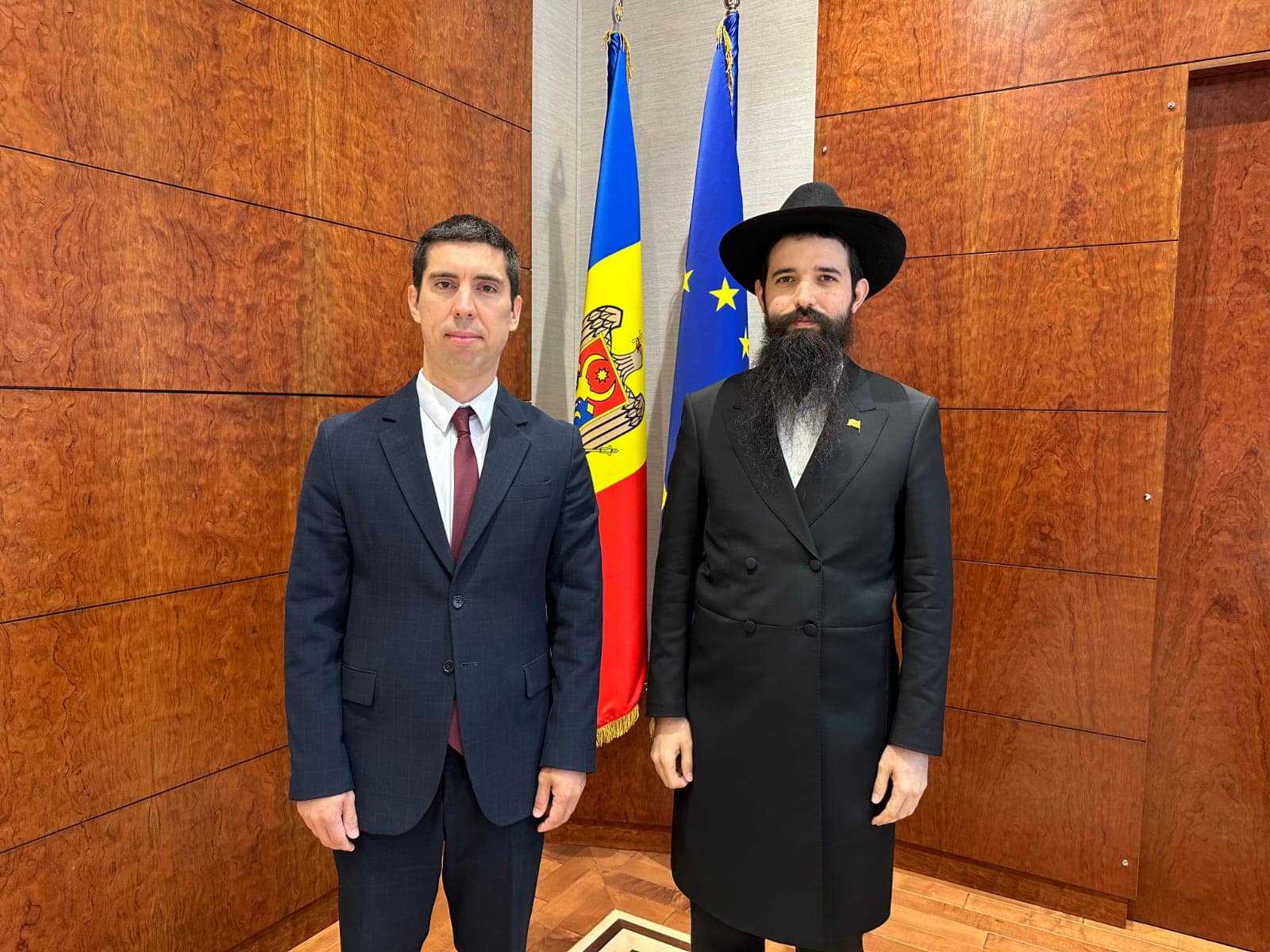The Chief Rabbi of Kishinev met with the Vice-Chairman of the Moldovan Parliament